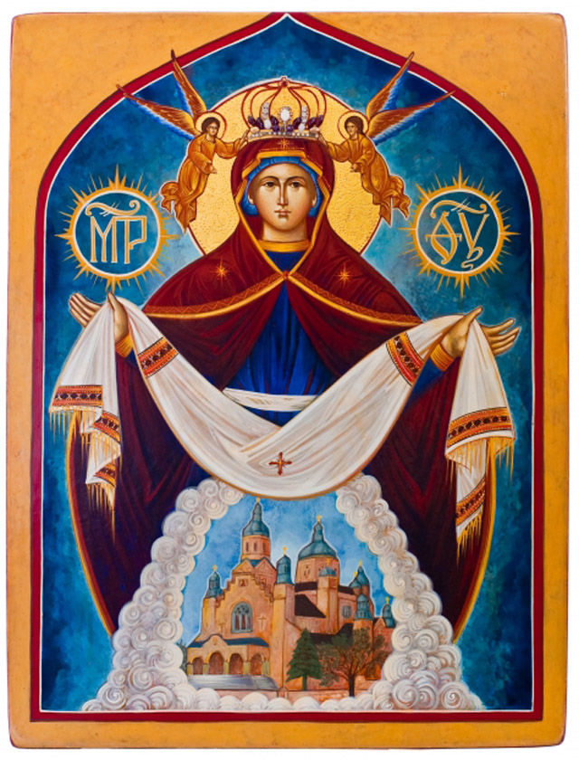 Theotokos, Mother of God, protects cathedral